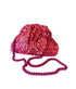 Sequins Mini Game Clutch - Magenta