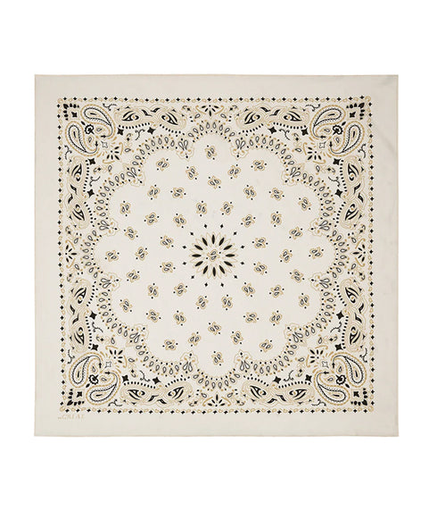 The Silk Bandana - Cream
