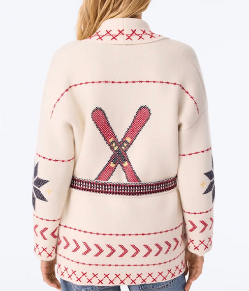 Miko Ski Sweater - White