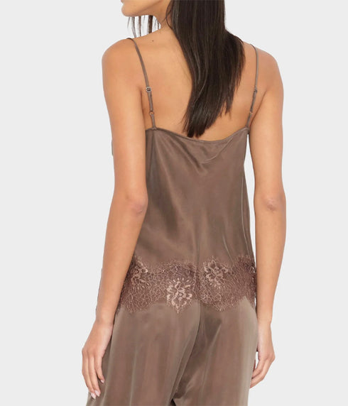 Colette Top - Olive Brown