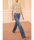 Solenne Silk Top - Moon Petal