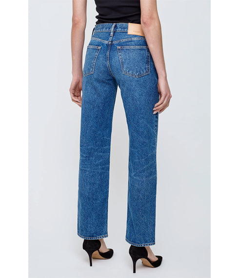 Philadelphia Low Rise Straight Jeans - Blu