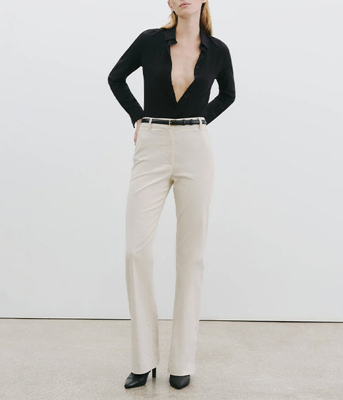 Corette Corduroy Pant - Ivory