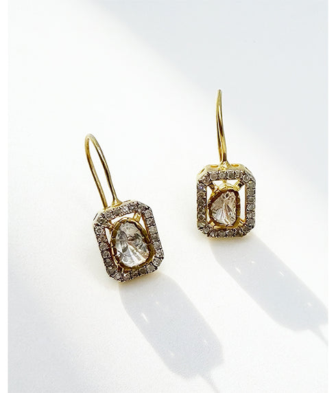 Diamond Dangle Earrings