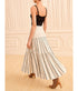 Lilah Midi Knit Skirt - Champagne