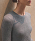 The Refined Ribbed Crew - Heather Smoke