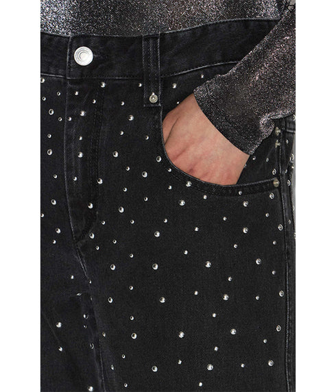 Brinsa Studded Jeans - Black