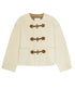 The Woodside Toggle Coat - Cream