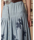The Chambray Embroidered Highland Skirt