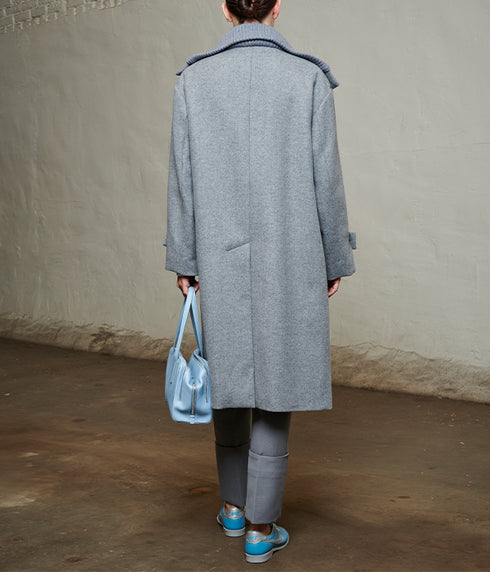 The Perry Coat - Light Grey
