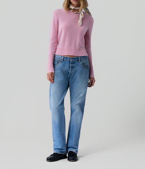 Shrunken Cashmere Crew - Daybreak