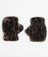 Ariel Fingerless Gloves - Dark Leopard.