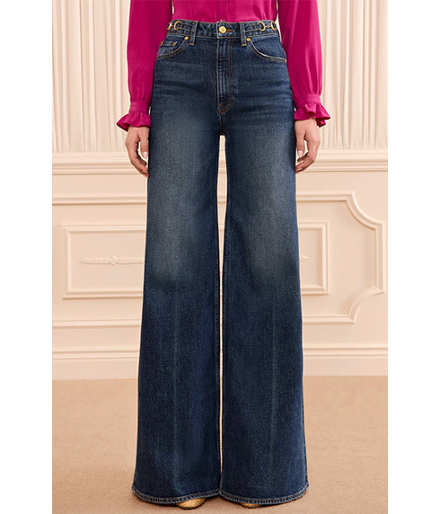 Stretch Valory Flare Jeans - Nile