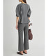 Ponte Pull On Pants - Heather Grey
