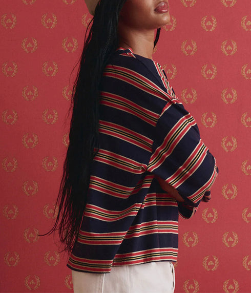 The Field Tee - Scout Stripe