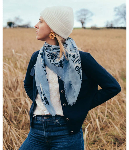 Bandana Wool Cashmere - Riviera