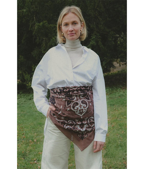 Bandana Scarf - Chocolate