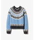 Isaline Fairisle Sweater - Iceberg Blue Fairisle