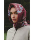 Bandana Flowers Cotton - Burgundy