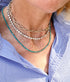 Polki Diamond Tennis Necklace - 15"