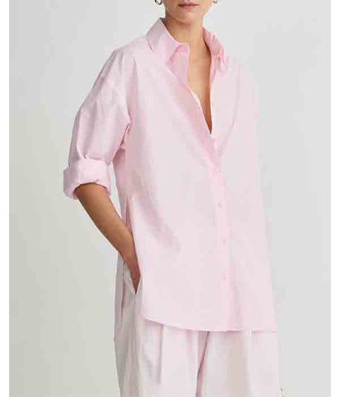 Isolde Button Down - Rosewater