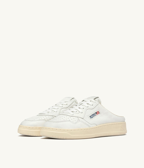Metalist Mule Sneaker - Nappa Leather White