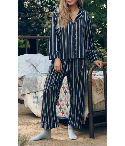 The Easy Sleep Pants - Coastline Stripe