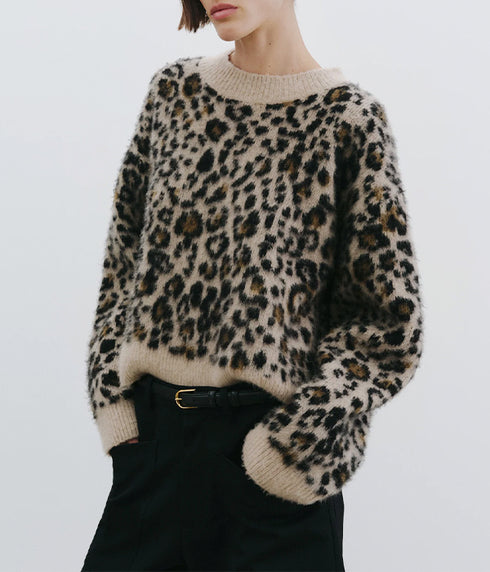 Zamira Sweater - Leopard
