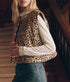 The Boxy Vest - Vintage Leopard
