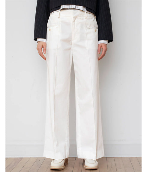 The Avenue Pant - White