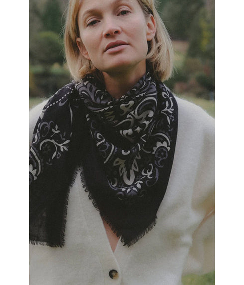 Bandana Wool Cashmere - Black