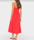 Bardot Dress - Red Flash