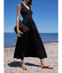 The V-Neck Dress - Black