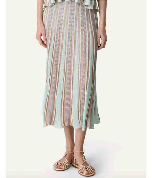 Long “Les folies” Jacquard Tulip Skirt - Lucente