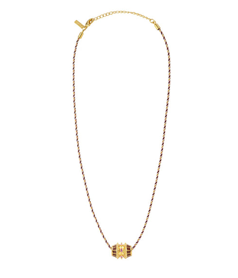 Talisman Necklace - Burgundy