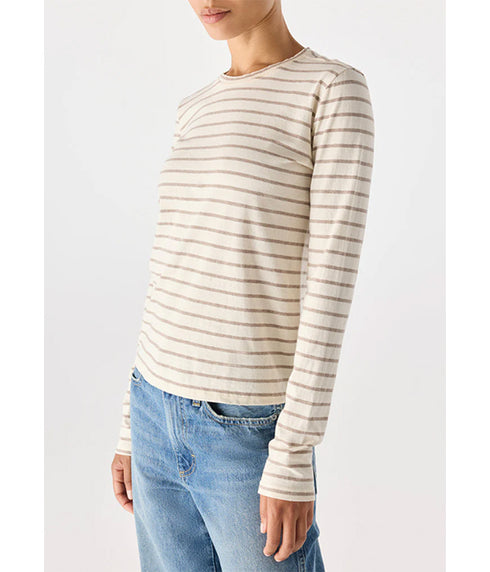Drew Long Sleeve Tee - Natural /Haze