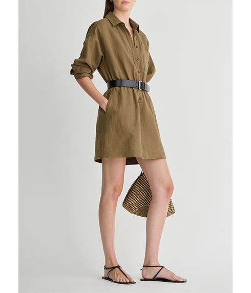 Kora Mini Dress - Tobacco