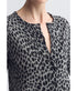 Keelah Cardigan - Pebble Grey Heather/Black Cheetah