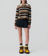 Cropped Striped Rugby - Chestnut Combo