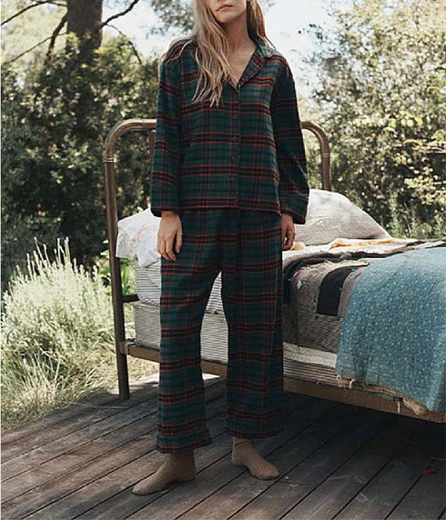 The Flannel Pajama Shirt - Lodge