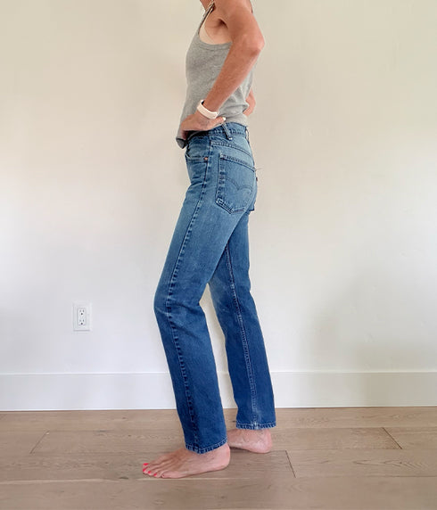 Vintage USA 505 Denim Jeans (c) - fits 25" x30"