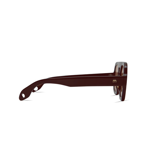 Jane Sunglasses - Dark Brown w/ Amber Lens