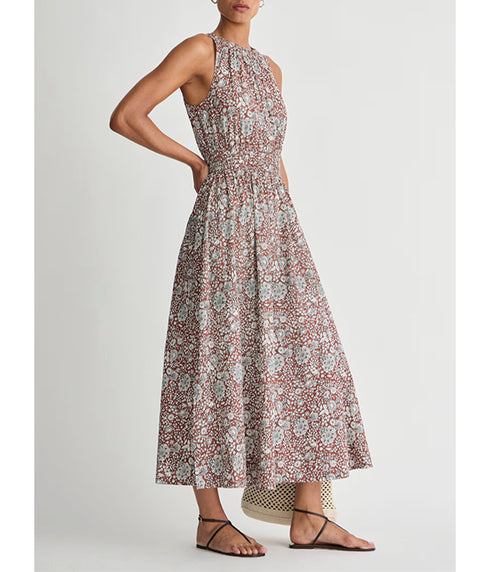 Bali Tank Dress - Clay Floral