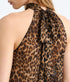Alla Halter Tank - Vintage Leopard