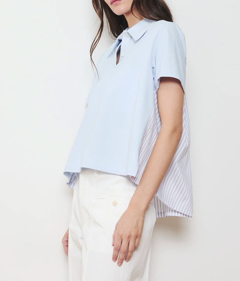 The Media Polo - Pale Blue