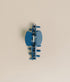 Hair Claw Clip 5" - Two Tone Blue