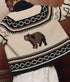 The Bear Lodge Cardigan - Black