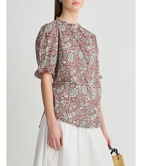 Los Altos Top - Clay Floral