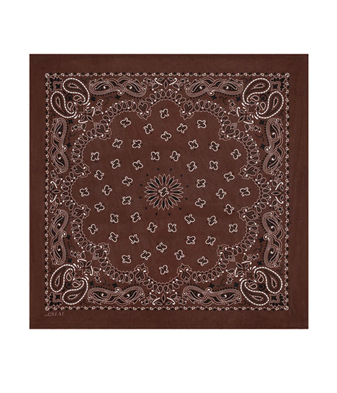 The Silk Bandana - Chocolate