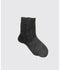 One Ribbed Laminated Socks - Black